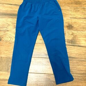 Women’s Jaanuu scrub pants. Color is Caribbean blue and size MP